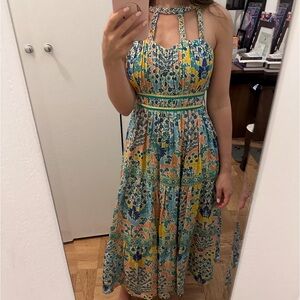 NWT Ranna Gill Floral Dress - small